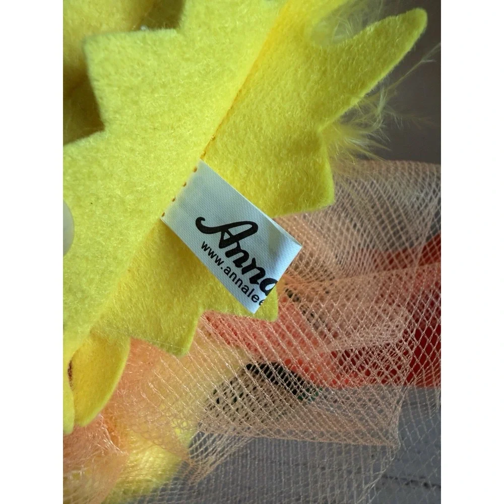 Annalee Yellow Dancing Duck Fluffy Tutu Ballerina Plush Toy 6 Inch